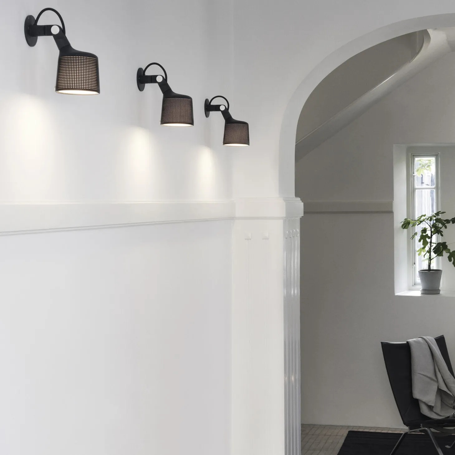 VIPP524 vægspot, sort