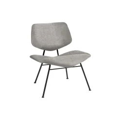 VL135 Cosy fuldpolstret loungestol, Re-wool 0108/sort