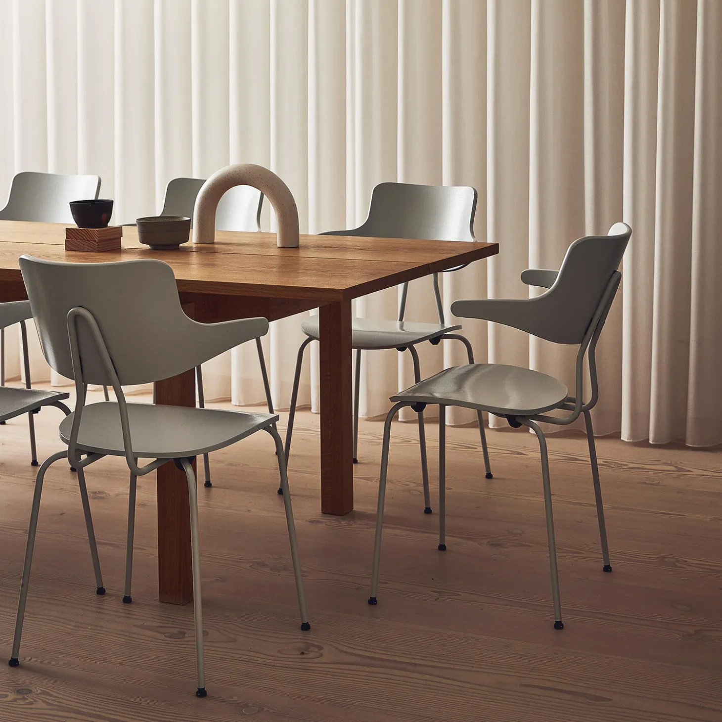 VL118 fuldpolstret stol, Mood 4105/krom