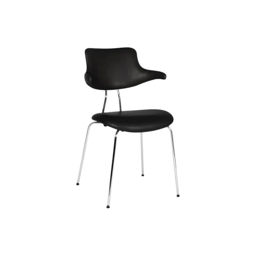 VL118 fuldpolstret stol, Savanne 30307/krom