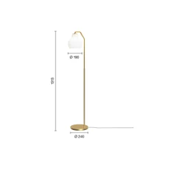 VL Ringkrone gulvlampe