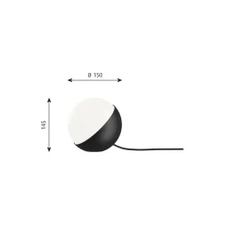 VL Studio bord-/gulvlampe, sort