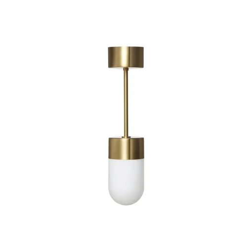 Vox Ceiling Light, brass/opal