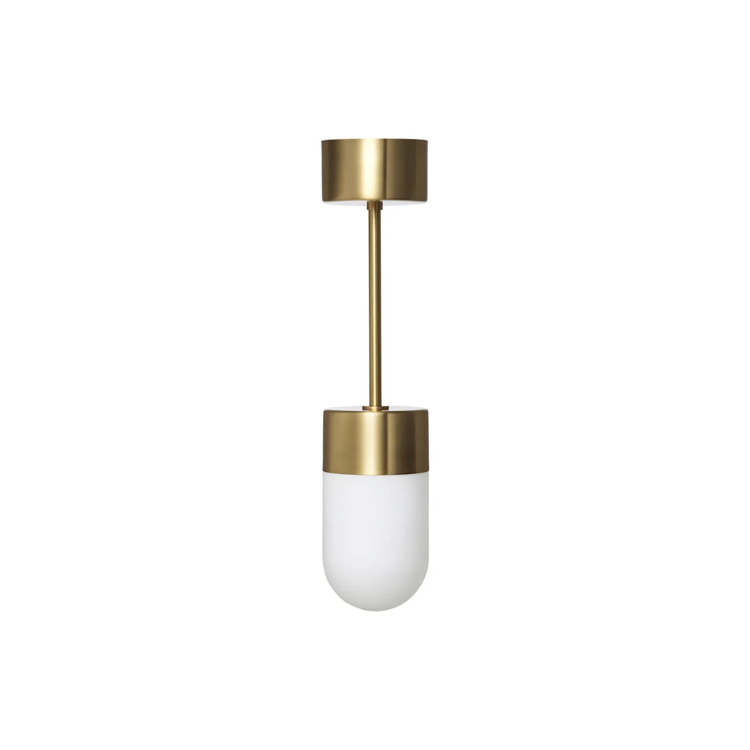 Vox Ceiling Light, brass/opal