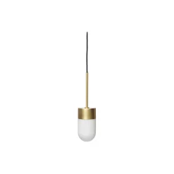 Vox Pendant, brass/opal