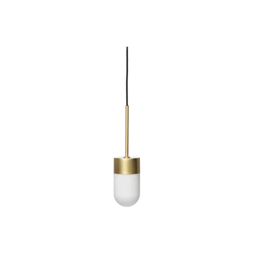 Vox Pendant, brass/opal