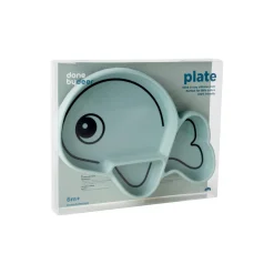 Wally Silikone Stick & Stay tallerken, blå