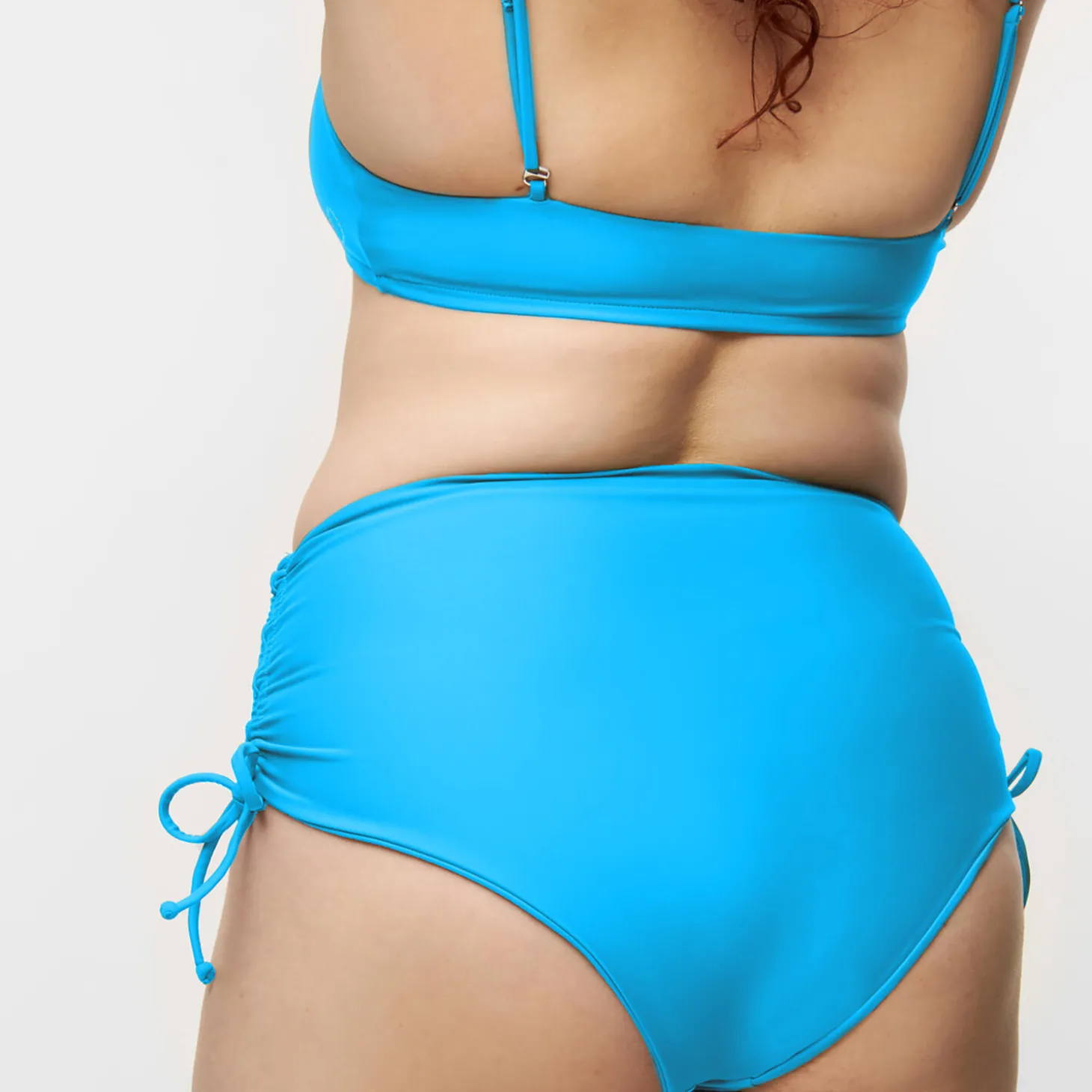 Wanita High-Waist Adjustable Bikini Bbottom, sea