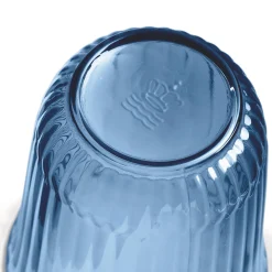 Waves vandglas højt 2 stk., blå
