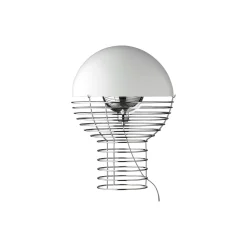 Wire bordlampe, white