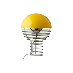 Wire bordlampe, yellow