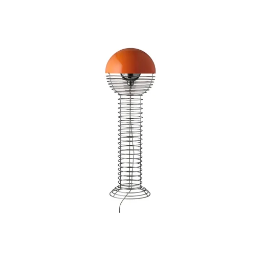 Wire gulvlampe, orange