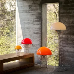 Wire Portable bordlampe, yellow