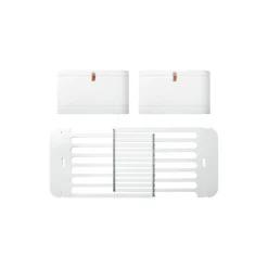 Wood Mini+ søskende kit (tillæg til Mini+ tremmeseng inkl. junior kit, hvid/eg & hvid)