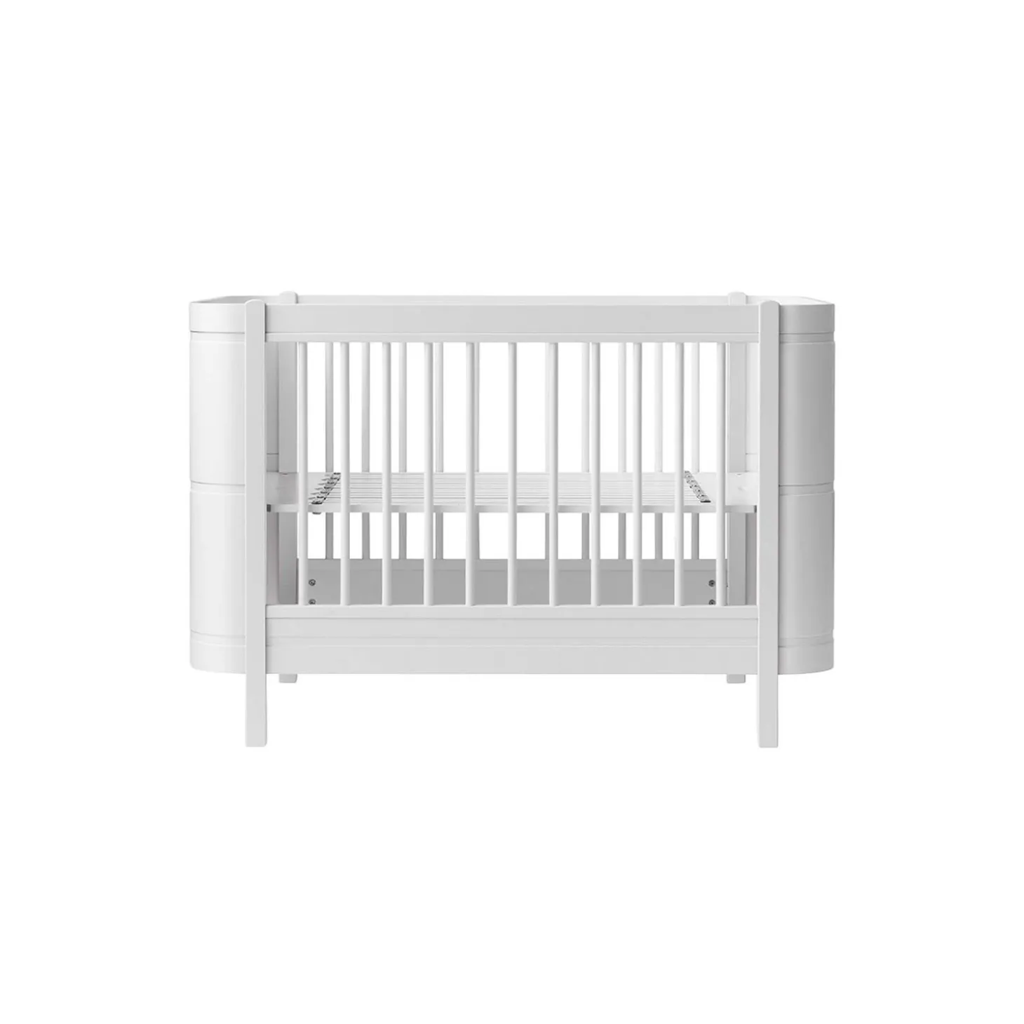 Wood Mini+ tremmeseng inkl. junior kit 68x122/162 cm, hvid