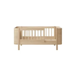 Wood Mini+ tremmeseng inkl. junior kit 68x122/162 cm, eg
