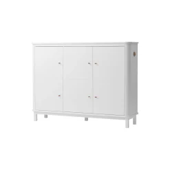 Wood multiskab 3 døre, hvid