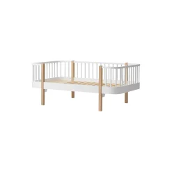 Wood Original junior sofaseng 90x160cm, hvid/eg