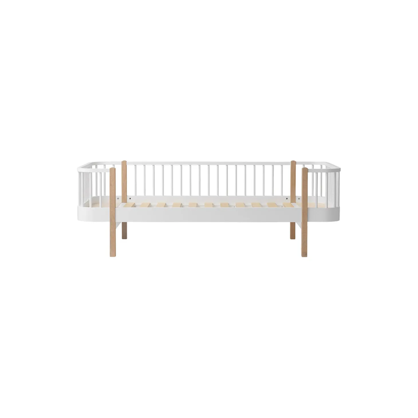 Wood Original sofaseng 90x200 cm, hvid/eg
