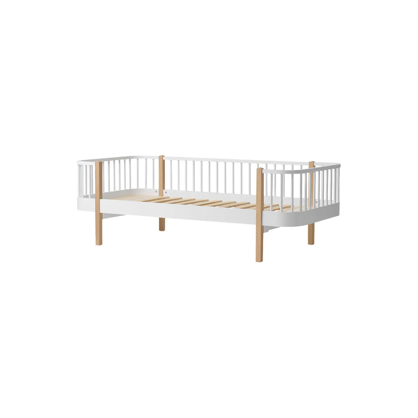 Wood Original sofaseng 90x200 cm, hvid/eg