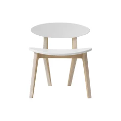 Wood PingPong stol, hvid/eg