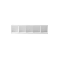 Wood reol 5x1 vandret med sokkel