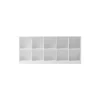 Wood reol 5x2 vandret med sokkel