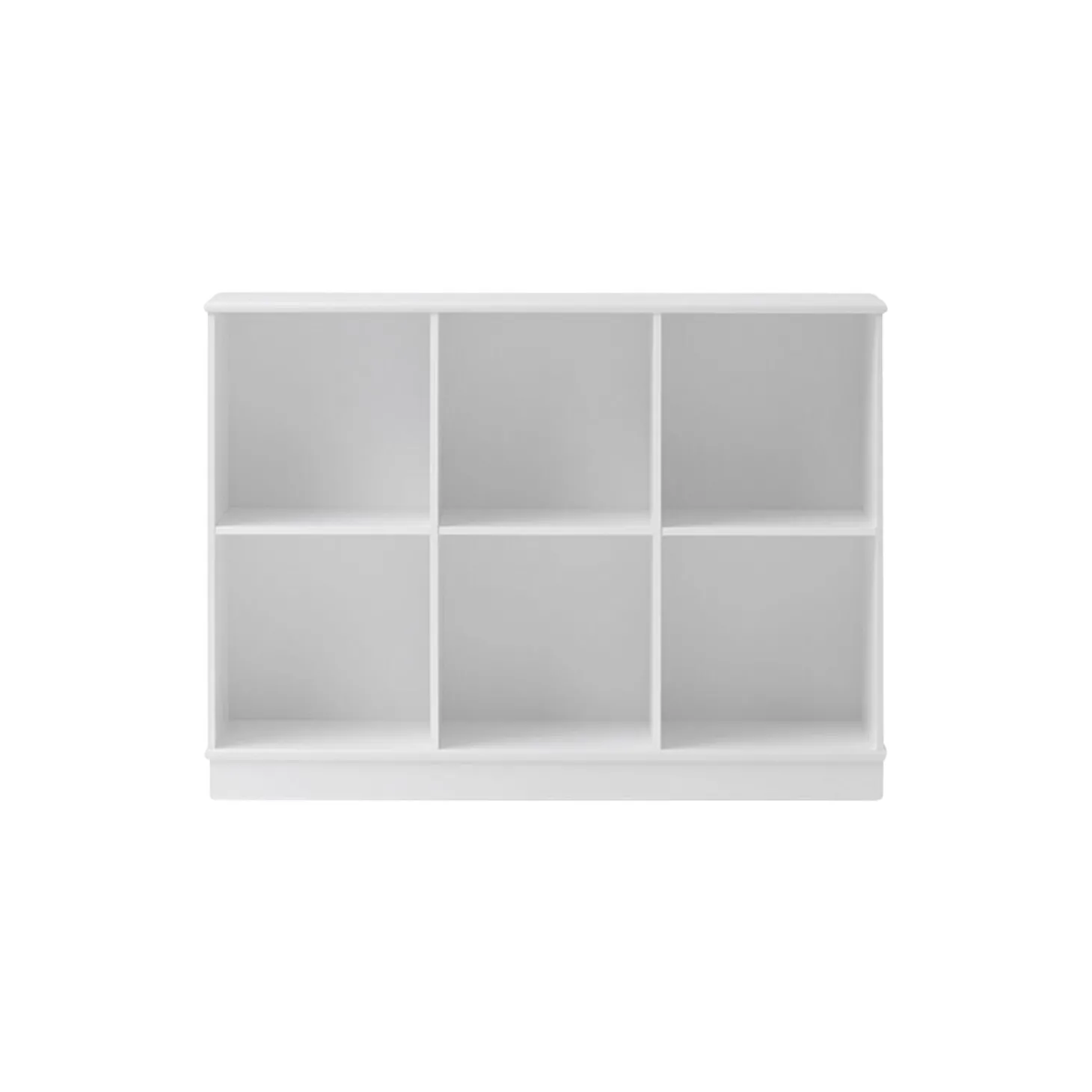 Wood reol 3x2 vandret med sokkel