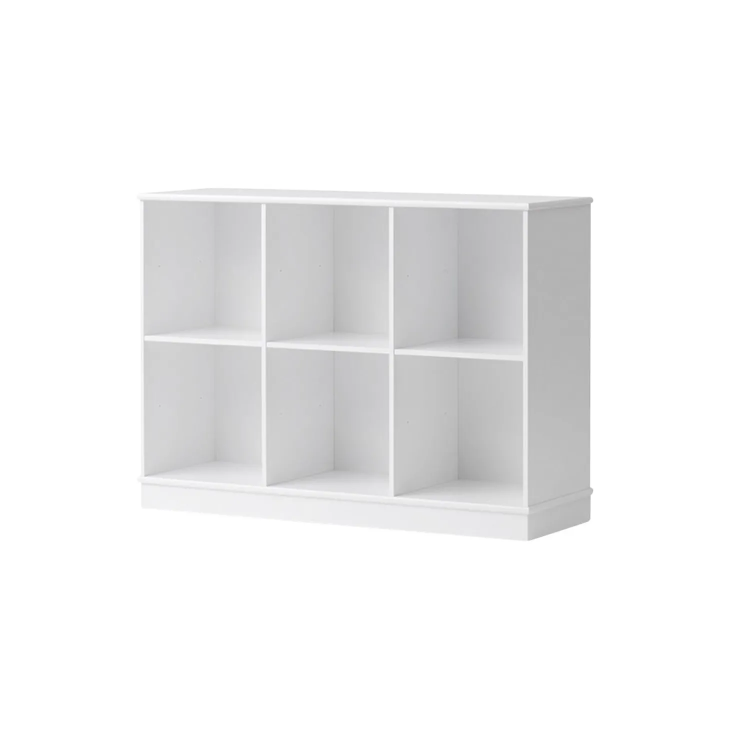 Wood reol 3x2 vandret med sokkel