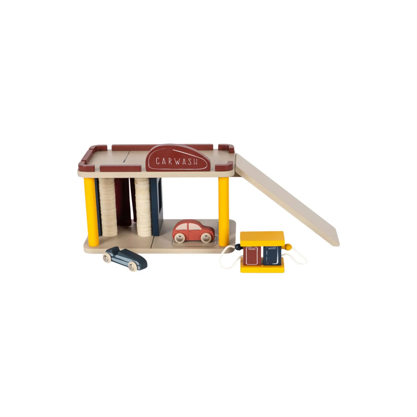 Wooden Car Wash, multi colour