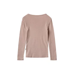 Wool T-Shirt L/S Alfie, 1135 dry rose