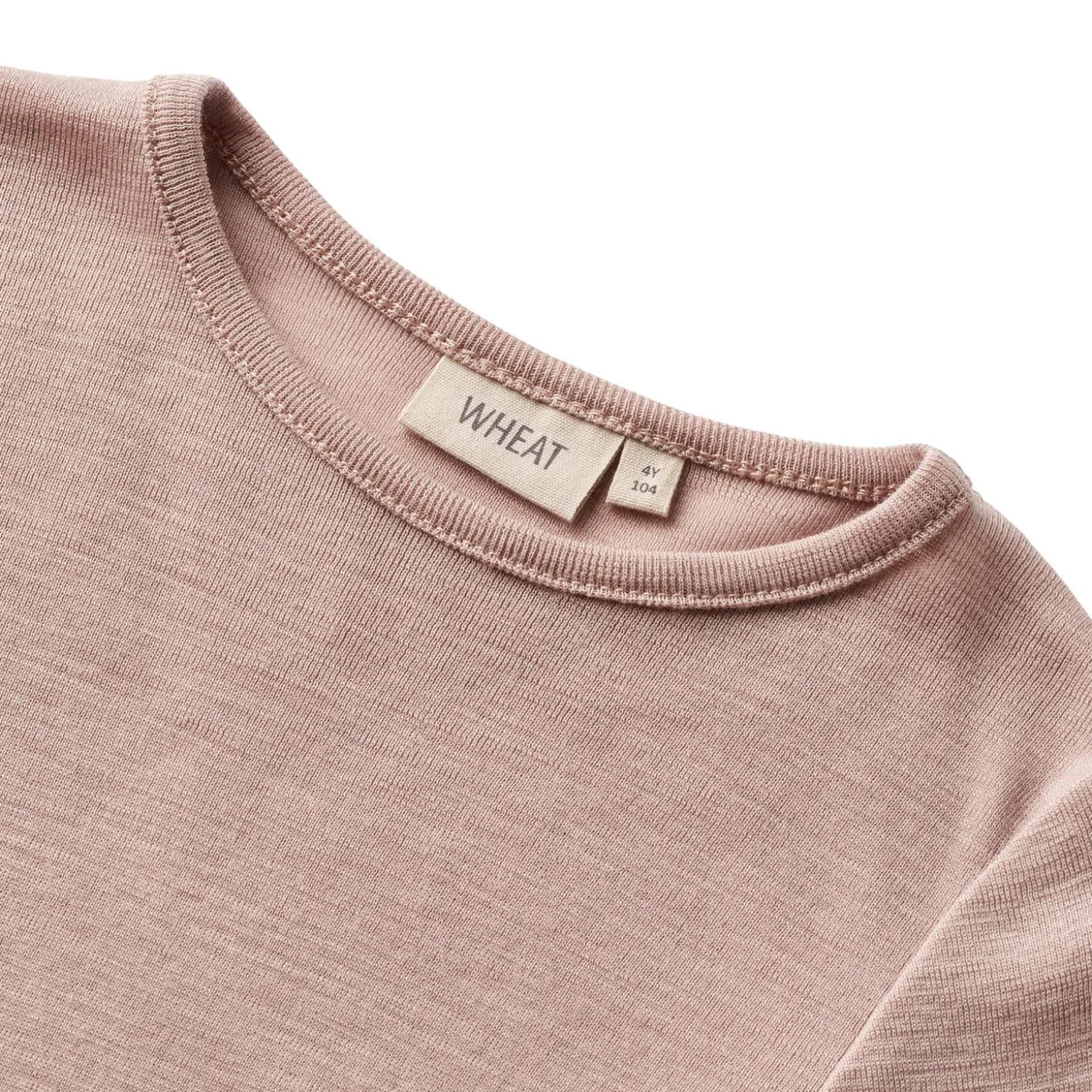 Wool T-Shirt L/S Alfie, 1135 dry rose