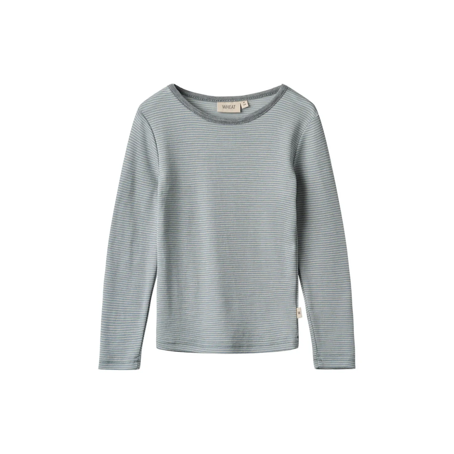 Wool T-Shirt L/S Alfie, 1433 navy stripe