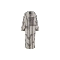 Woollen wire lang frakke, woollen wire