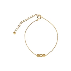 Wow Mom Bracelet, gold