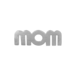 Wow Mom Earring Single, silver
