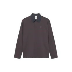 WWLandon Polo, black sand stripe
