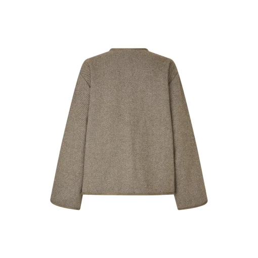 YarraLL Jacket LS, dark mokka