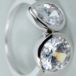 You & Me Ring, silver