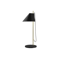Yuh bordlampe, sort/messing