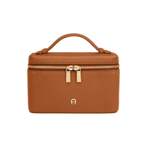 Zelda XS Handbag, dark cognac